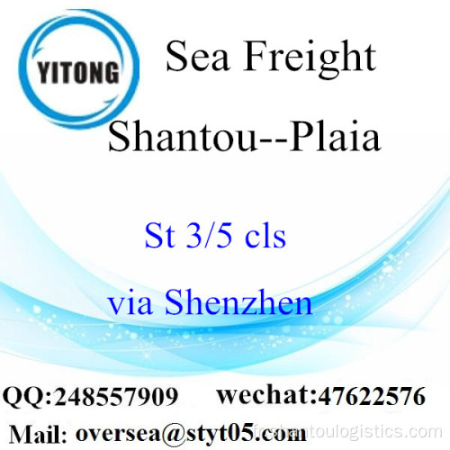 Port de Shantou Consolidation LCL Plaia